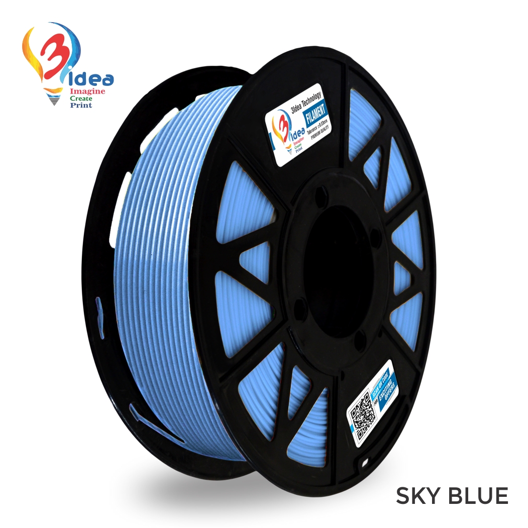 3idea PLA Filament Sky Blue, Net Weight-1kg, 1.75mm
